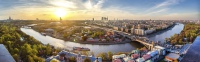 Панорама Москвы с коптера